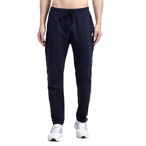 Image of BLUE STAR SHARK Mens's Cotton Piping Track Pant Lower