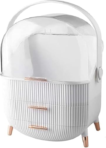Drvruro 化粧品収納ボックス メイクボックス 高級品質 綺麗に整理 引き出し小物/アクセサリー収納 オリジナルおしゃれな色 持ち運び簡単 防水防塵 ケースカバー立ち可能 コスメ 口紅 ケース レディースプレゼントに最高 化粧品収納 コスメボックス ホ