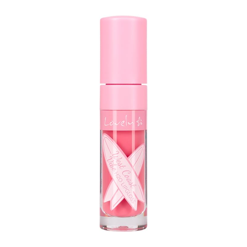 LOVELY Lip Gloss West Coast Vibe Tono N2, Brillo Hidratante para Labios con Acabado Luminoso, 5 ml, Ideal para Uso Diario y Ocasiones Especiales