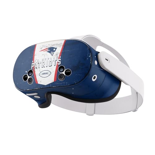 Autocollant Meta Quest 3S vinyle NFL Patriots skin protection casque réalité virtuelle