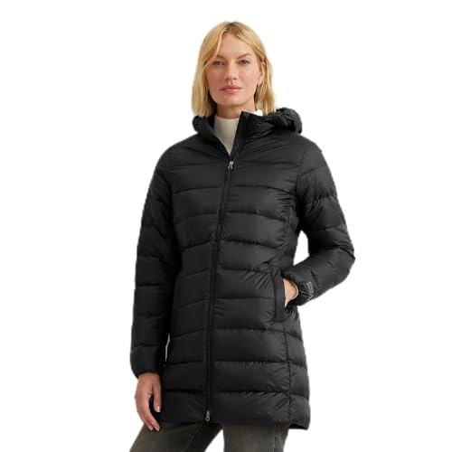 Eddie Bauer Women's CirrusLite Down Parka, Black, Large