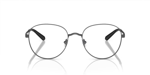 Brooks Brothers BB1111 Prescription Eyewear Frames, Matte Gunmetal/Demo Lens, 53 mm