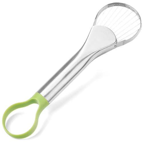Avocado Slicer, 2 in 1 Stainless Steel Avocado Slicer and Pitter Tool, Avocado Cutter, Avocado Pit Remover, Avocado Peeler, 1Pcs