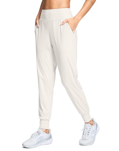 Image of SANTINY Women's Joggers Pants with Pockets Lightweight High Waisted Athletic Gym Workout Pants for Women Yoga Travel