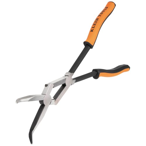 Pince à mâchoires moletées coudées Klein Tools 71401 robuste - 2