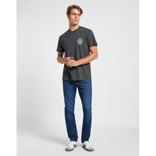 Lee Short Sleeve Relaxed Tee Washed Black Size S - 5