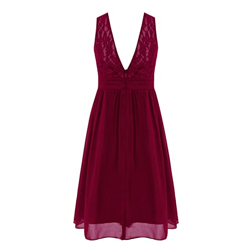 CHICTRY Girls Dress Flower Girls Dresses Sleeveless Ruched Floral Lace Pageant Princess Ball Gown2