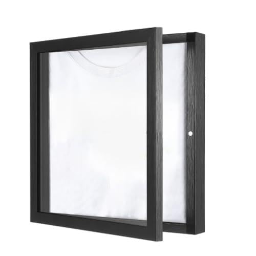 Helilyco Marco de madera negro para...