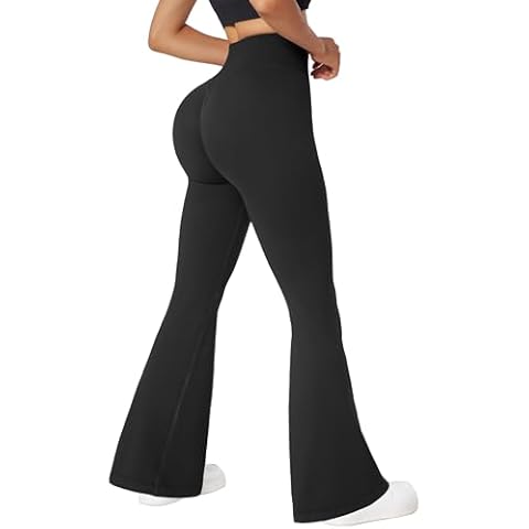 RXRXCOCO High Waisted Flared Yoga Leggings Cover