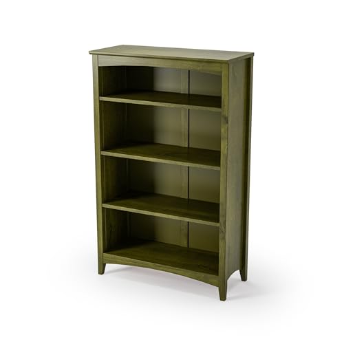 Camaflexi Shaker Style 4 Shelf Bookcase/Solid Wood / 48" High/Adjustable