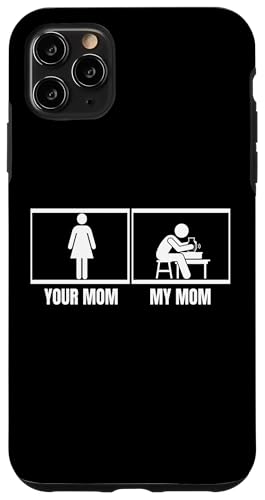 �Z���~�b�N�A�[�e�B�X�g Your Mom My Mom Daughter Son �ʔ������� �X�}�z�P�[�X iPhone 11 Pro Max �p