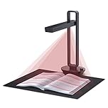 CZUR Aura Pro Scanner de Livres Portatile, Scanner de Documents Taille de Capture A3, 13 Megapixles, OCR Multilingue, Compatible avec MacOS et Windows