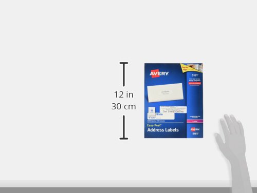 Amazon.com : Avery® Easy Peel Printable Address Labels with Sure