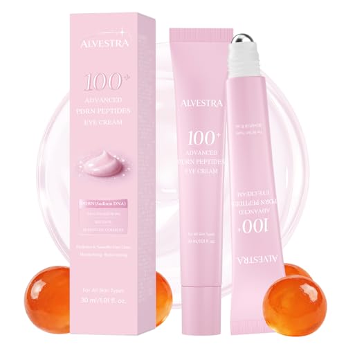 ALVESTRA Under Eye Cream with Salmon DNA PDRN & Pink Peptides