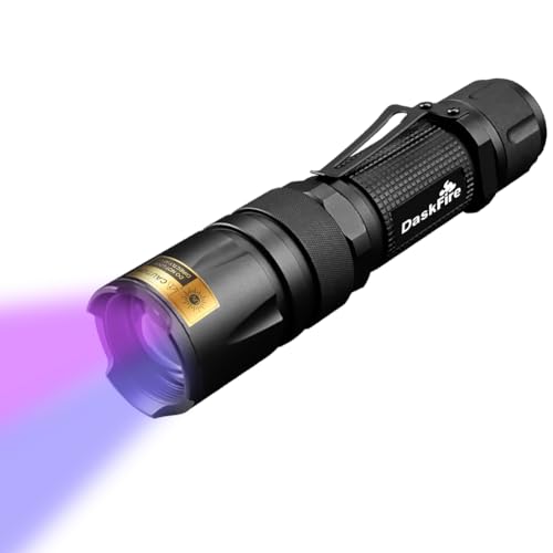 DaskFire Torcia a LED 365 & 395