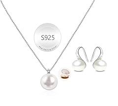 Silver-Necklace & Drop Earring