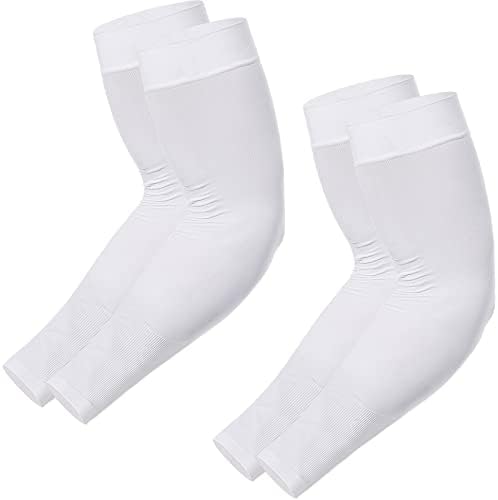 Newbyinn UV Sun Protection Arm Sleeves for Men Women Youth, Cooling Sleeve to Cover Arm Tattoo, Mid-Compression Arm Cover