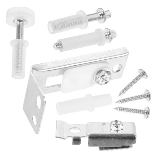 Kit Completo de Herrajes para Puerta Plegable Bi-Fold con Rieles, Bisagras y Rodillos para Instalación Fácil de Hacerlo Usted Mismo