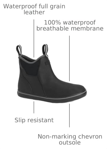 Image of Xtratuf Men's 6 Inch Leather Ankle Deck Boots