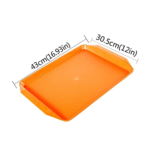 Assiette à dîner en plastique rectangulaire rigide pour décoration de table et service chic