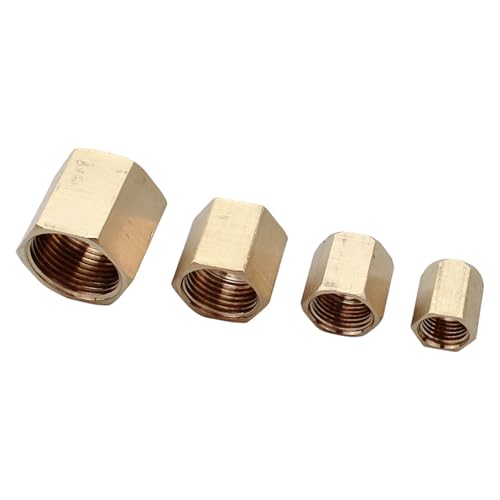 Conector neumático directo de cobre con rosca interna hexagonal de 1 pulgada 6