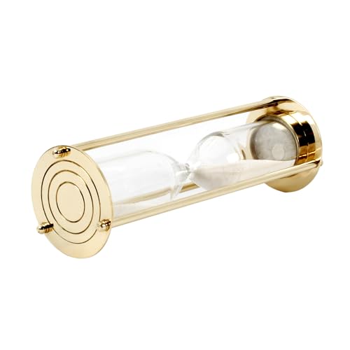 Sablier en laiton haut de gamme objet de collection vintage 15 cm - 5