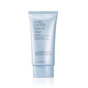 Estée Lauder Perfectly Clean Multi-Action Foaming Face Cleanser/Purifying Face Mask, 5.0 fl oz, for Normal/Combination Skin