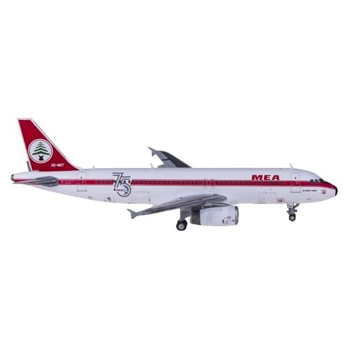 Modelo de avión a escala 1:400 miniatura metálica Middle East Airlines A320 regalo coleccionistas
