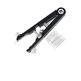 KiBcsLic Pinza per Anse a Molla Distanza Regolabile Strumento Rimozione Anse Orologio Design Antiscivolo Attrezzo Smonta Cinturini per Orologiai, Nero