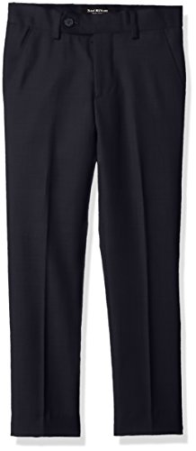 Isaac Mizrahi Boys' Solid Slim Fit Wool Pant
