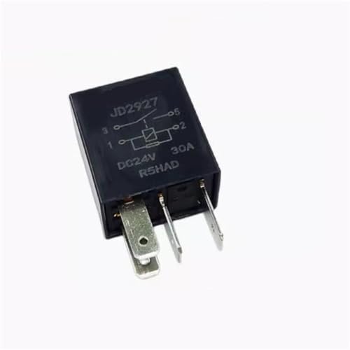 Relais JD2927 24V CC 30A 4 broches pour circuits électriques auto et moto en lot de 10 pièces