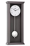 hermle regulator uhrwerk Ziffern schwarz Hermle Pendelwanduhr Regulator Grau 57cm- 71002-U82200