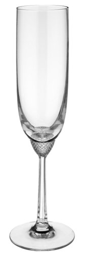 Villeroy & Boch Octavie Crystal Champagne Flutes, Set of 6