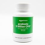Amazon Basics Probiotic, 5 Billion CFU, No Artificial Colors & Flavors, Gluten-Free, 60 Vegetarian Capsules (Previously Solimo)