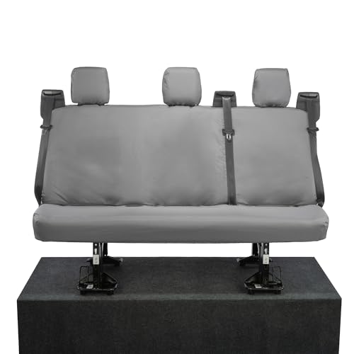 UK Custom Covers SC131GAD11 - Capas de assento traseiro impermeáveis resistentes à medida para Ford Transit Custom Trail a partir de 2020