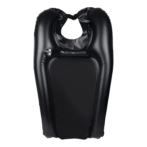 Bac a Shampoing Domicile Coiffure Lave Tete, Lavabo à Cheveux Gonflable Bac à shampooing Portable PVC Coiffure Lave Tete pour Handicapées Enceintes Enfants...