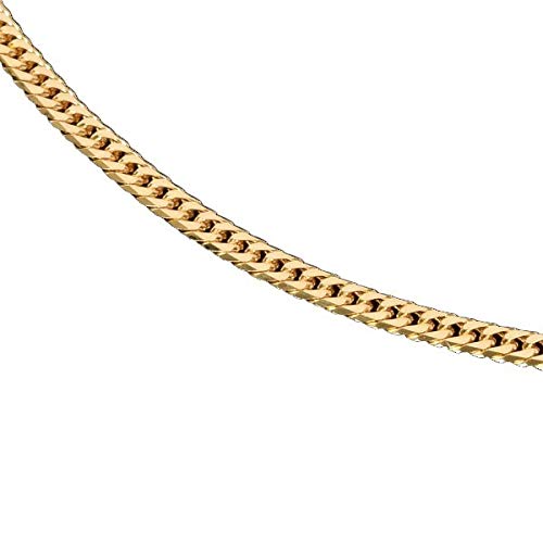 Amazon | 喜平ネックレス 18金 K18 六面ダブル（20g-60cm）中留（中