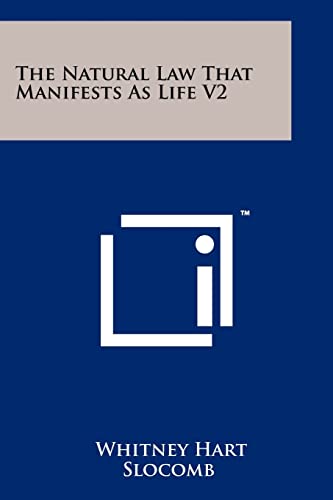 The Natural Law That Manifests as Life V2