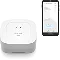 YoLink Water Leak Detector 4 with 105dB Audio Alarm, Freeze Warning, App Push, Email Alerts and Limited Text - Smart Water Sensor Alarm w/ Alexa, IFTTT - 1/4 Mile Long Range, Hub Required