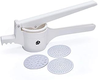 Nurch Potato Ricer, Fruit and Vegetables Masher Food Ricer Large Capacity with 3