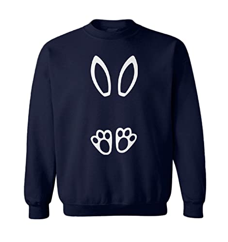 Tcombo Bunny Ears and Feet - Cute Adorable Toddler Fleece Crewneck Sweater