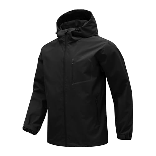 Veste de Sport Homme contre la Pluie le Vent et la Nuit