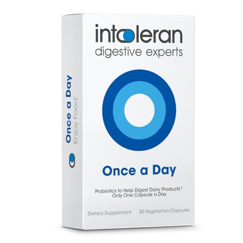 Intoleran Once a Day Probiotic Lactase Supplement - 30 Capsules