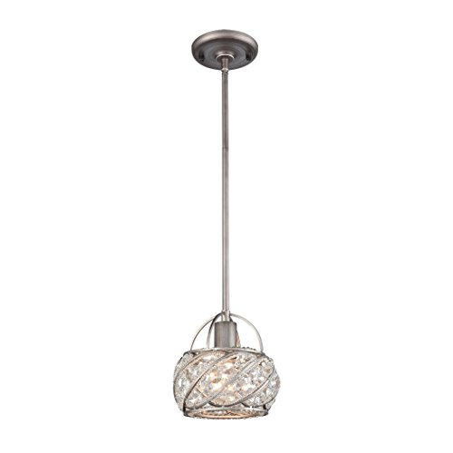 Weekly Top Sale Elk Lighting 11092/1 Pendant Light, Weathered Zinc Weekly Top Sale Elk Lighting 11092/1 Pendant Light, Weathered Zinc