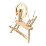 Esthétique : le design en bois vintage de cette machine à coudre miniature ajoute une esthétique à votre décor de maison de poupée, machine à enrouler à main vintage, meubles de maison de poupée