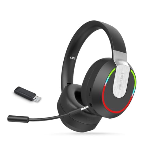 Ya en mundofriki.es: Boannice Auriculares Inalámbricos Bluetooth con Cancelación de Ruido - con Transmisor USB de 2,4 GHz, Baja Latencia, Micrófono Desmontable con Cancelación de Ruido, Compatibles con PC/PS5/Xbox