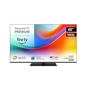 Panasonic Premium TV-65W85BEZ, W85B Series, 65-Inch, 4K Ultra HD QLED Smart TV, 2025, 120Hz, Fire TV, Dolby Vision & Atmos, Extreme Game Mode, Alexa & Apple Support, Bluetooth, Black
