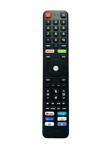 Image of Upix Compatible Toshiba Smart TV LCD /LED Remote No. 1195 | No Voice | Netflix & YouTube Buttons | Exact Match Required