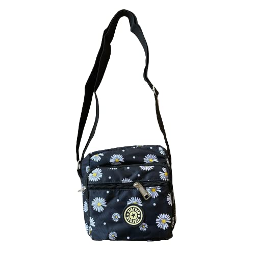 Image of MOMISY Women Mobile Messenger cellphone Bag Ladies Nylon Shoulder Cross Body Long Strap for College, Outing, Travelling, Work