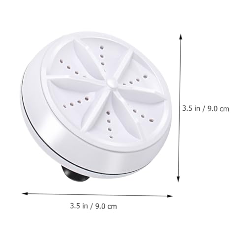 Portable Mini Washing Machine USB Powered Turbine Washer for Travel Dorm Apartment with High-frequency Vibration Stain Removal and Gentle Cleaning of Underwear and Small Clothing